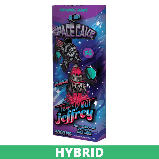 HiXotic Trap'd Out jeffrey Space Cake (Hybrid) 3g Disposable | Pharm to ...